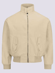 Men's Vintage Classic Retro Scooter Harrington Jacket - 1970'S Bomber Mod Skin Tartan Lining Trendy Coat