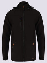 Men’s Women’s Soft Shell Brushed Fleece Inner Jacket - Unisex Outerwear Water Repellent Detachable Hooded Zipper Windproof Coat