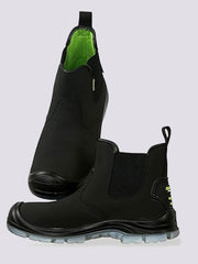 Mens Steel Toe Cap Shoes Safety Workwear High Ankle Pullover Boots, SRC Slip Resistant Outer Sole | Breathable Moisture Wicking Lining Shoes