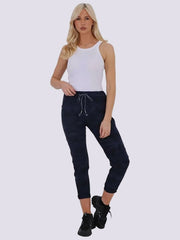 Ladies Italian Casual Stretch Camo Army Print Magic Trousers Joggers Bottom Pant