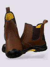 Mens Steel Toe Cap Shoes Safety Workwear High Ankle Pullover Boots, SRC Slip Resistant Outer Sole | Breathable Moisture Wicking Lining Shoes