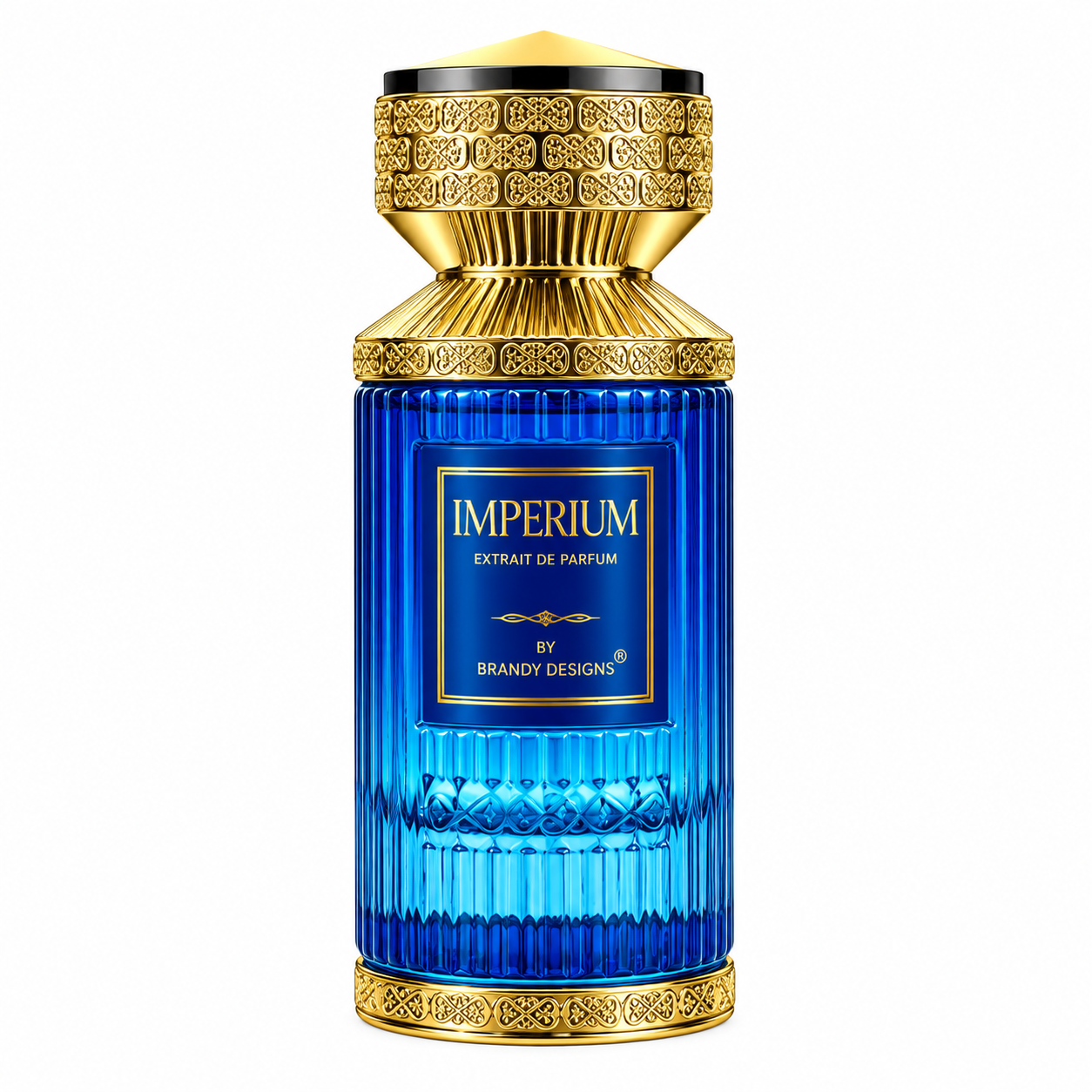 Brandy Design Imperium Extrait de Parfum 100ml for Men - Front view of luxury fragrance bottle.