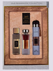 Oud Romancea 3 Piece Gift Set Collection Ard al Zaafaran