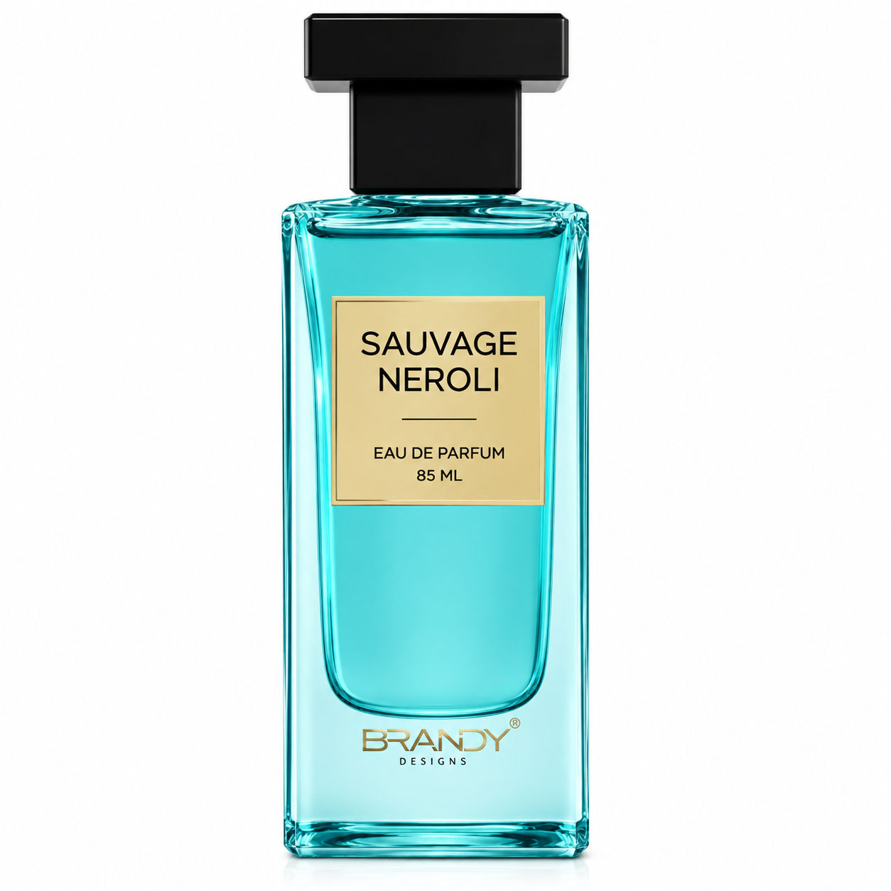 Brandy Design Sauvage Neroli EDP 85ml men's perfume bottle, front view.