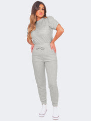 Women's Ruched Sleeve 2 Pieces Loungewear Suit - Grunge Wear