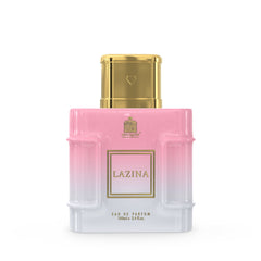 Lazina Women's Perfume Spray, Eau de Parfum. Elegant fragrance bottle, product shot 3 of 3.