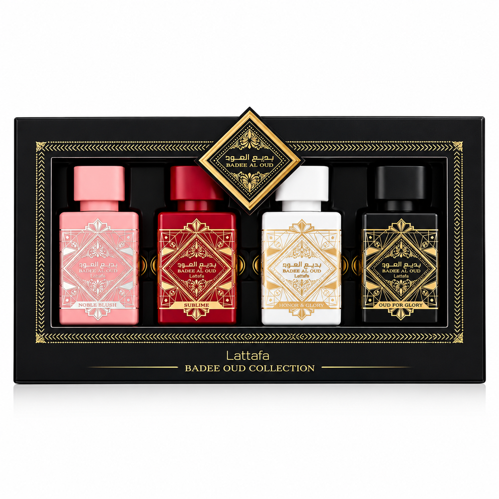 Badee Al Oud Collection 4 x 25ml Gift Set By Lattafa - Image 2