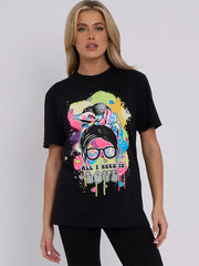 All I Need Is Love Printed T-Shirt