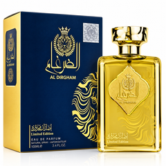Ard Al Zaafaran Al Dirgham Limited Edition EDP 100ml, luxurious fragrance bottle, image 2 of 3.