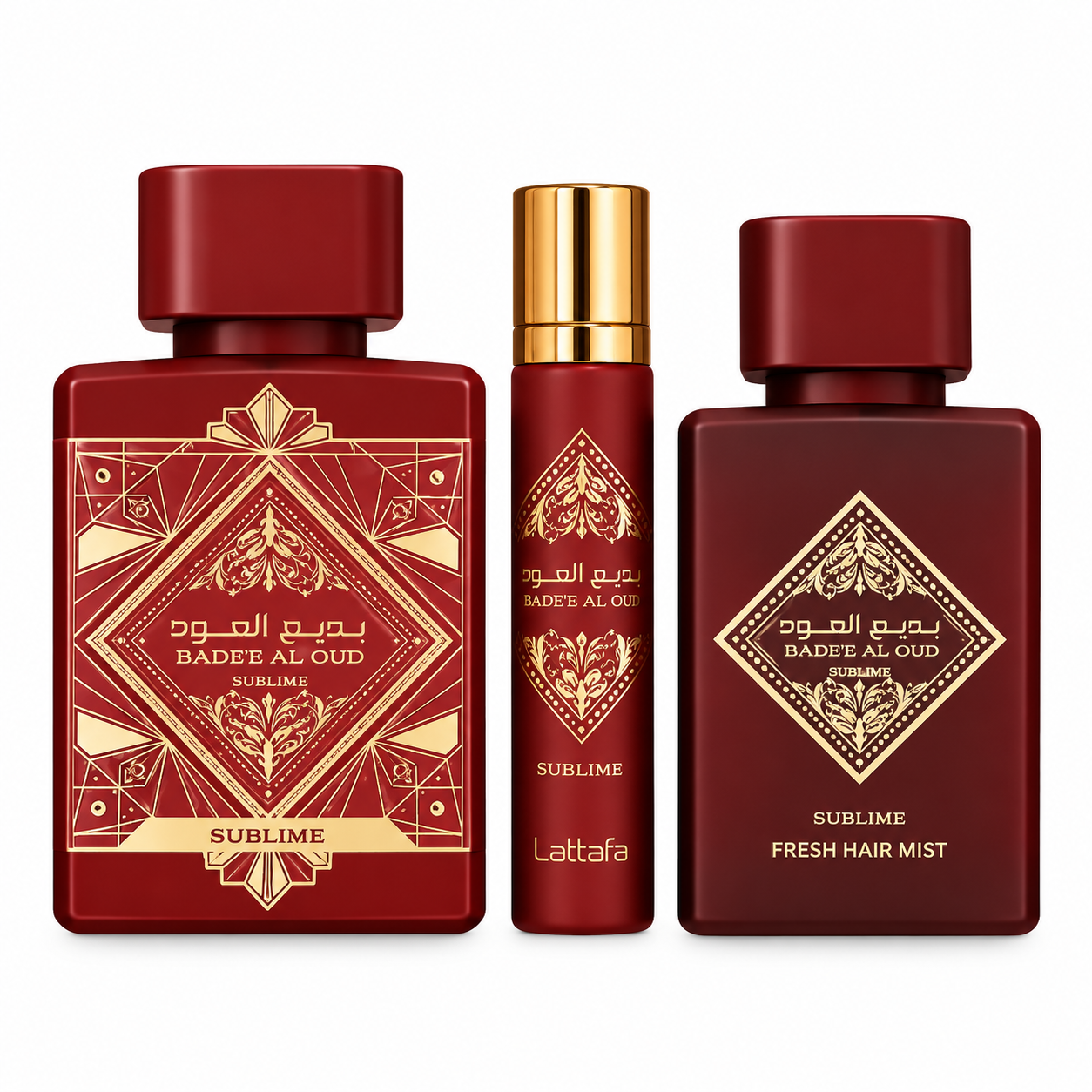 Badee Al Oud Sublime 3Pcs Gift Set By Lattafa - Image 1