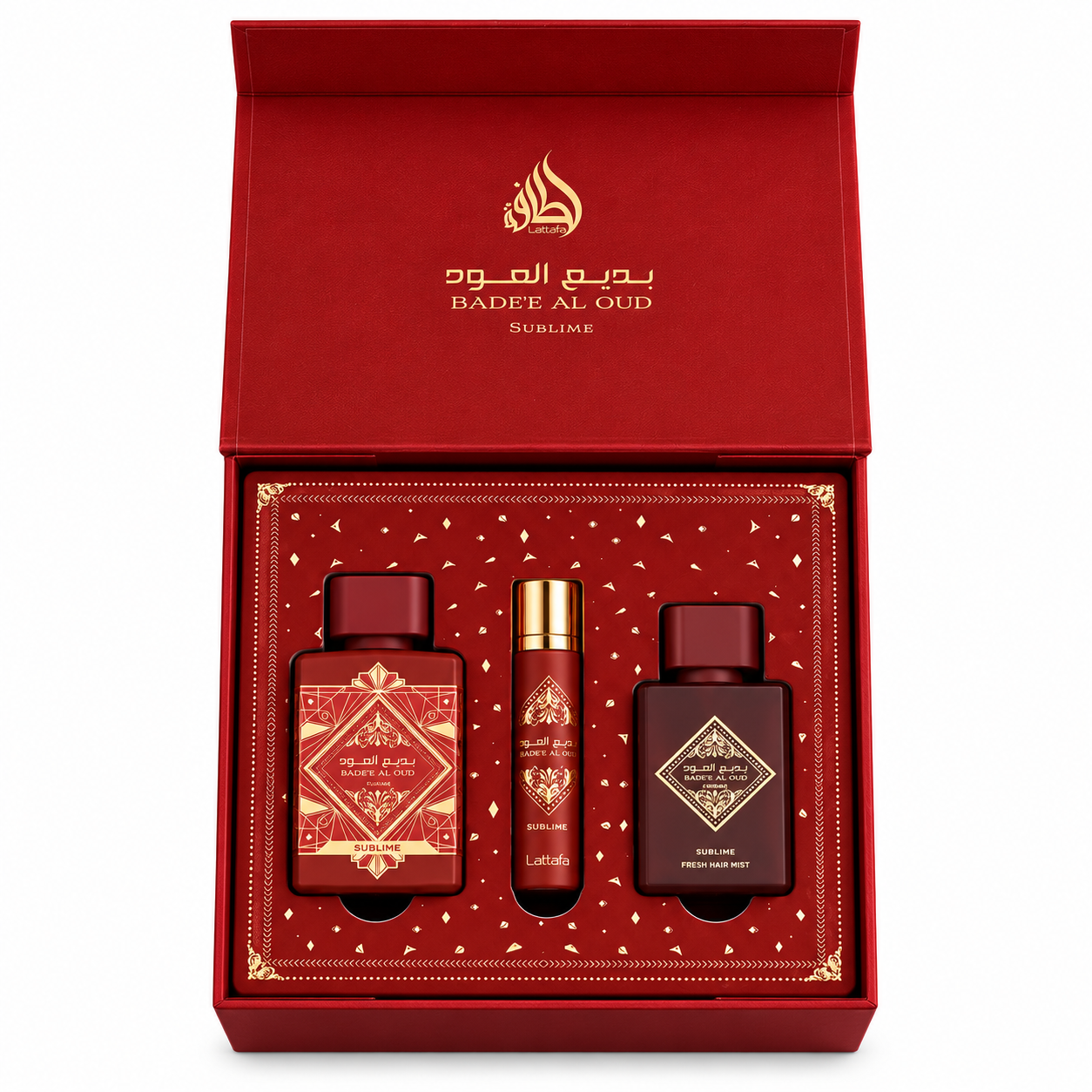 Badee Al Oud Sublime 3Pcs Gift Set By Lattafa - Image 2
