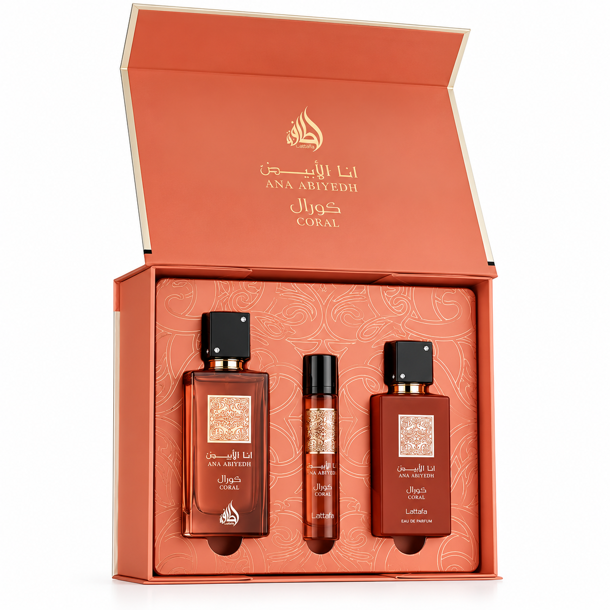 Ana Abiyedh Coral 3Pcs Gift Set By Lattafa - Image 2