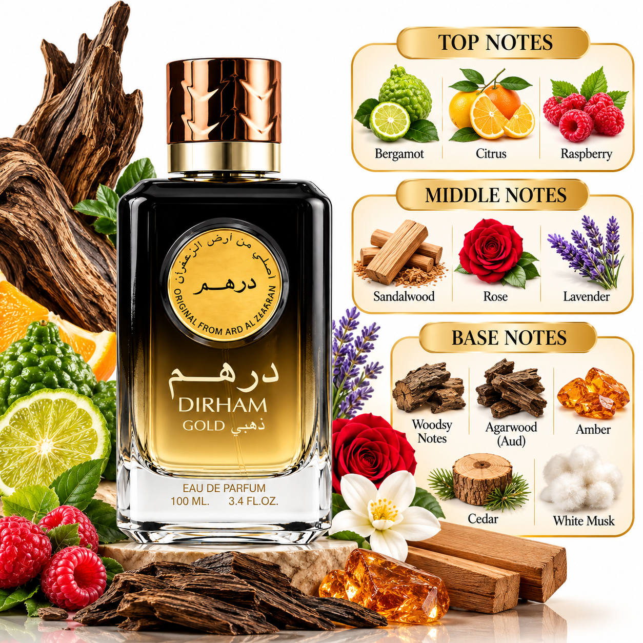 Dirham Oud Perfume 100ml EDP By Ard Al Zaafaran