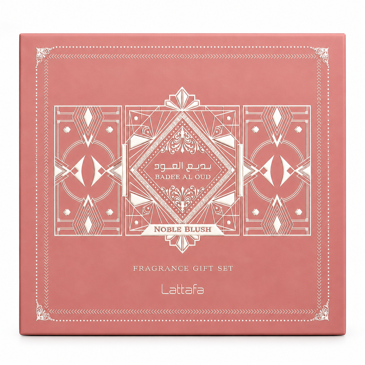 Badee Al Oud Noble Blush 3 pcs Gift Set By Lattafa - Image 3