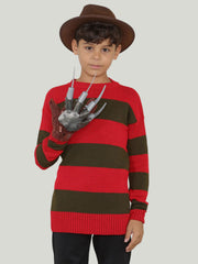 Children Red Green  Nightmare Halloween 3Pcst Set - Grunge Wear