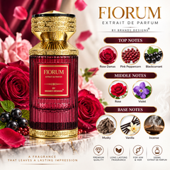 Fiorum Extrait de Parfum 100ml luxury fragrance spray, bottle detail, product shot 3 of 3.