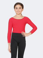 Girls Lycra Long Sleeve Bodysuit Leotard - Grunge Wear