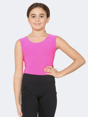 Girls Nylon Stretch Sleeveless Leotards Ballet Dance Bodysuit - Grunge Wear