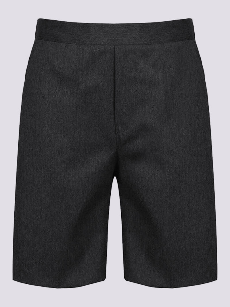 Boys Pull Up School Uniform Shorts Kids Half Elastic Waist Summer Pull On Short