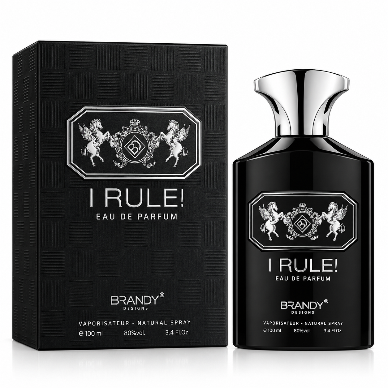 I Rule EDP 100ml men's fragrance, long-lasting scent. Image 2 of 3.