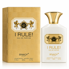I RULE EDP 100ml fragrance spray by Brandy Design, elegant bottle, product shot 2 of 3.
