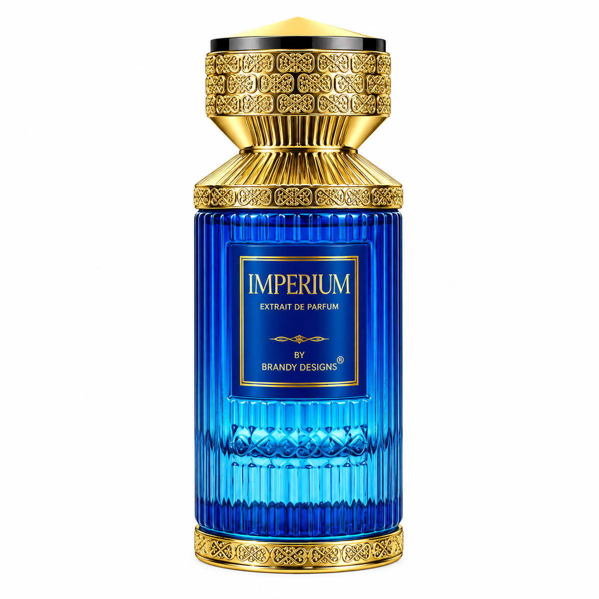 Brandy Design Imperium Extrait de Parfum 100ml for Men - Front view of luxury fragrance bottle.