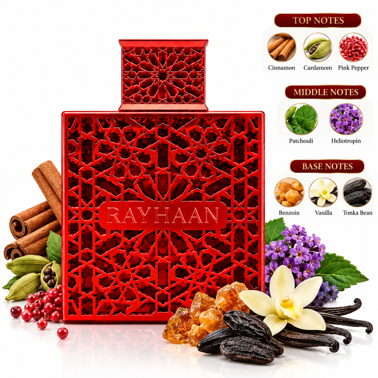 Crimson For Him Eau de Parfum 100ml By Rayhaan