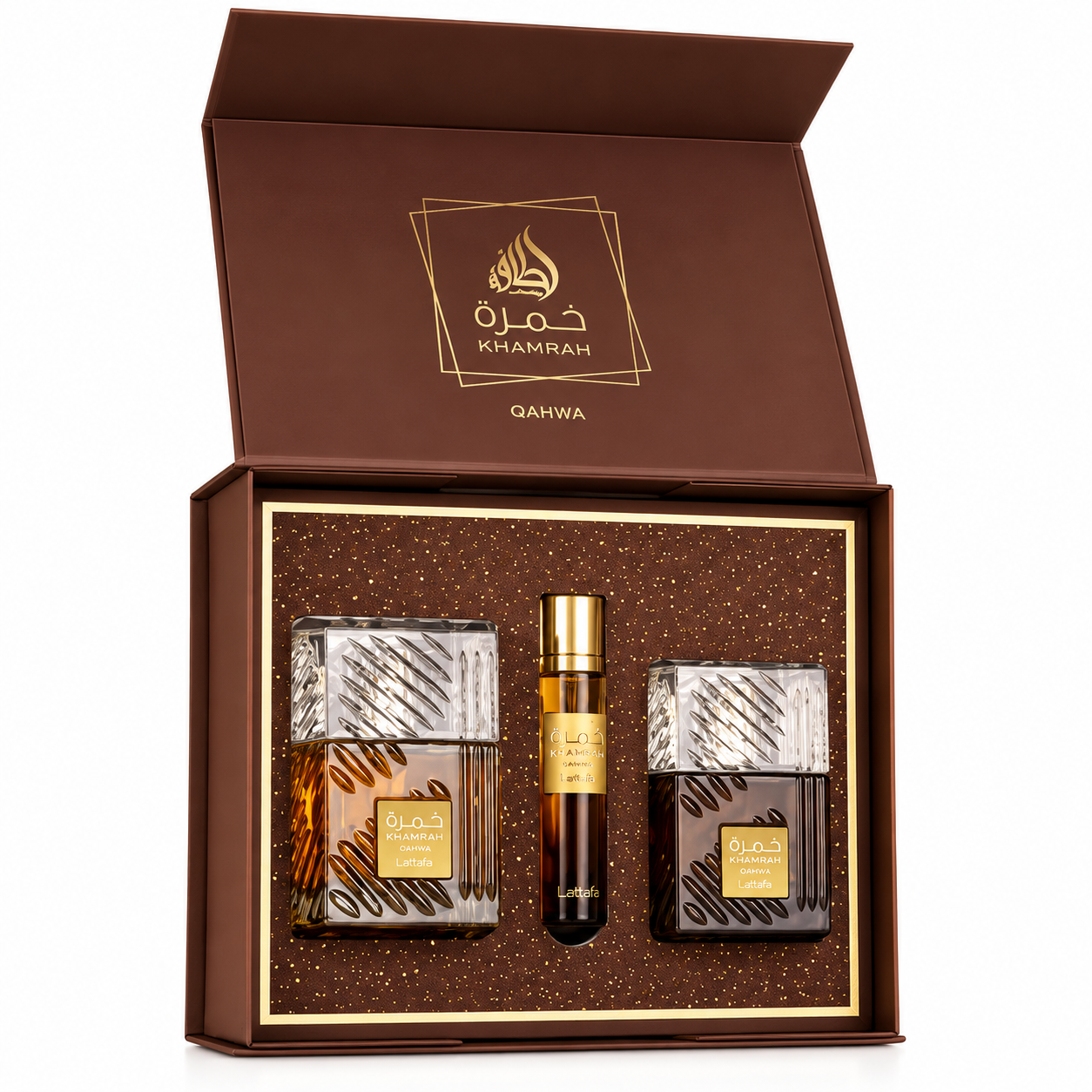 Khamrah Qahwa 3Pcs Gift Set by Lattafa - Image 2