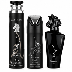 Maahir Black 3Pcs Gift Set By Lattafa - Image 1