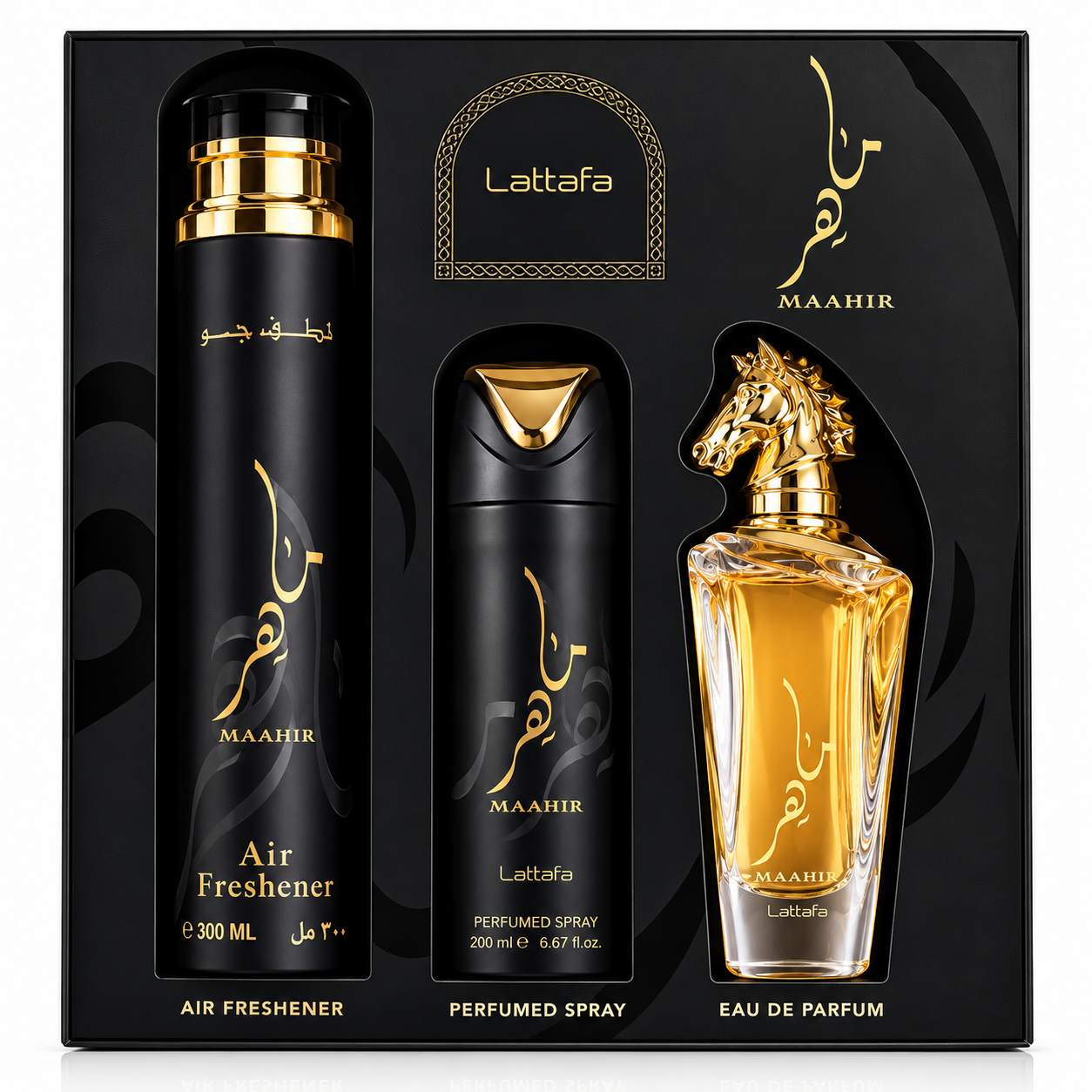 Maahir Gold 3Pcs Gift Set By Lattafa - Image 2