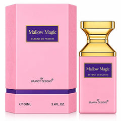 Mallow Magic Perfume 100ml by Brandy Design, Extrait concentration. Product image 1 of 2.