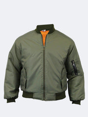 Men's Classic A1 Bomber Jacket Waterproof Military Coat