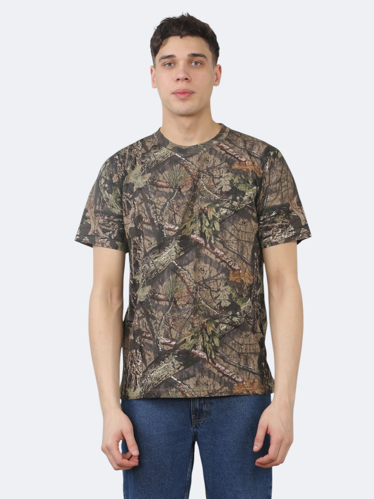 Mens Jungle Printed Short Sleeve T-Shirts