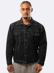 Mens Designer Long Sleeve Denim Jacket Western Classic Style Trucker Vintage Style Coat