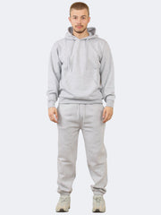 Men Pullover Fleece Tracksuit 2Pcs Set