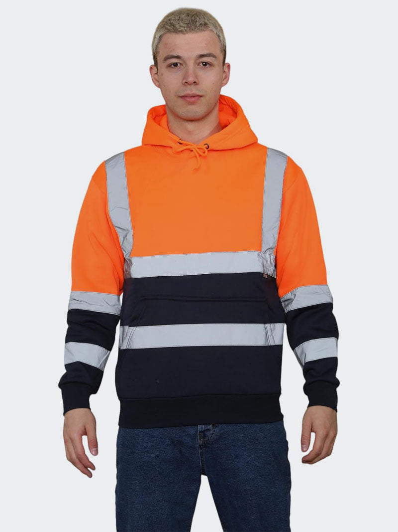 Men Safety Work Jumper Hoodie - Grunge Wear