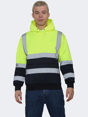 Men Safety Work Jumper Hoodie - Grunge Wear