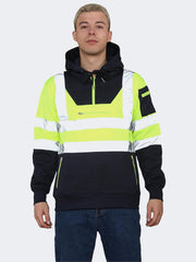 Men Safety Workwear Pullover Hoodie Sweatshirts - Grunge Wear