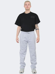 Men's Open Hem Fleece Jogging Bottom Pants - Grunge Wear