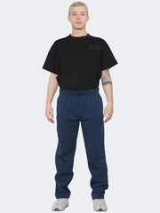 Men's Open Hem Fleece Jogging Bottom Pants - Grunge Wear