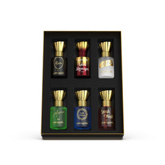 Luxury Attar Perfume Gift Set, 6 unique 5.5ml scents. Elegant fragrance collection. Image 2 of 5.