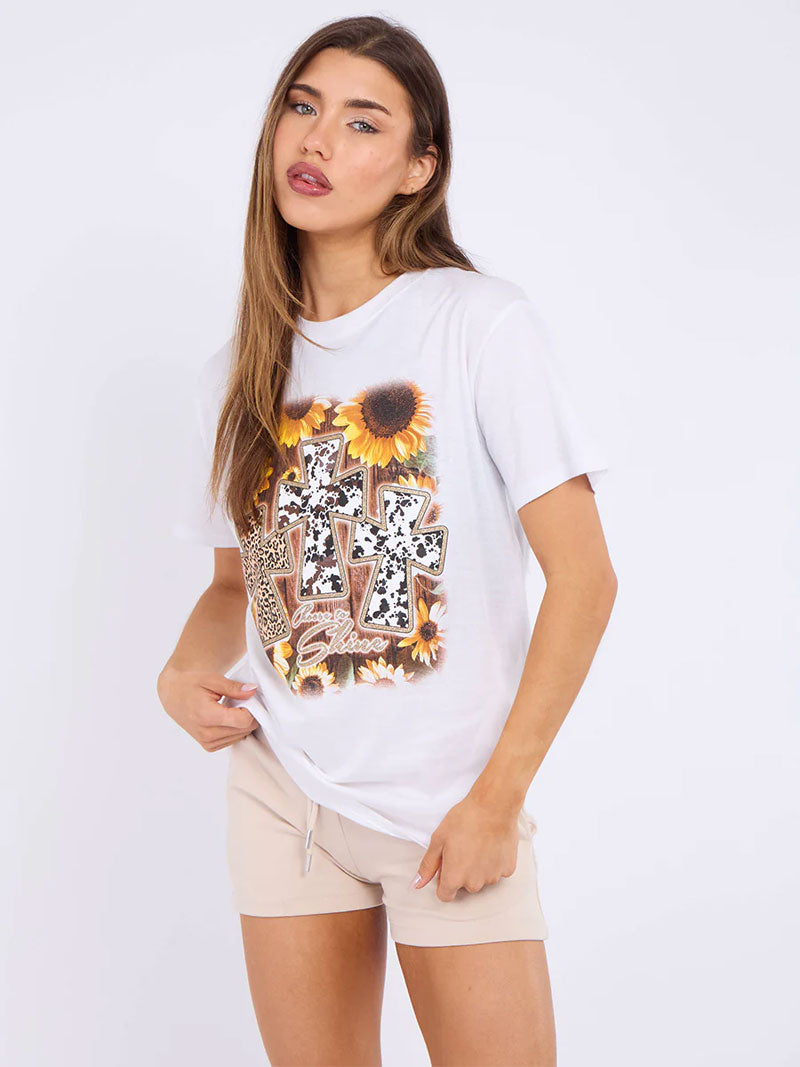 Choose To Shine Graphic Printed T-Shirt