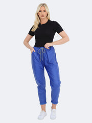 Women PU Wetlook Italian Magic Trouser Pants