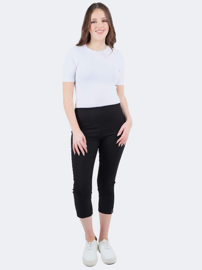 Women Italian Capri Cropped Trousers - Grunge Wear