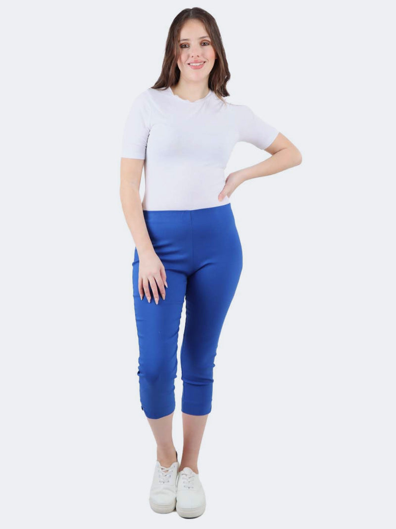 Women Italian Capri Cropped Trousers - Grunge Wear