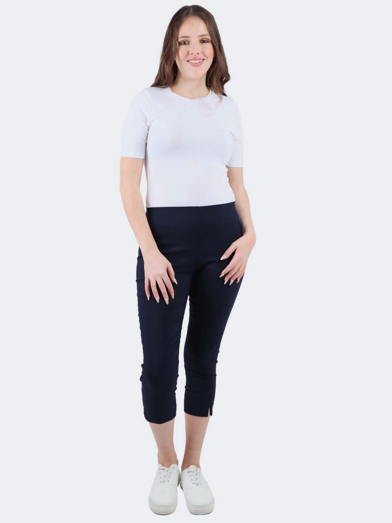 Women Italian Capri Cropped Trousers - Grunge Wear