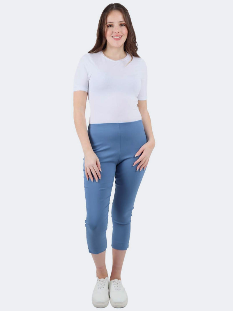 Women Italian Capri Cropped Trousers - Grunge Wear