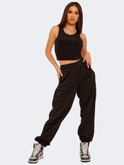 Women Oversized Fleece Jogger Sweatpant - Grunge Wear