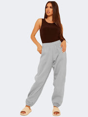 Women Oversized Fleece Jogger Sweatpant - Grunge Wear