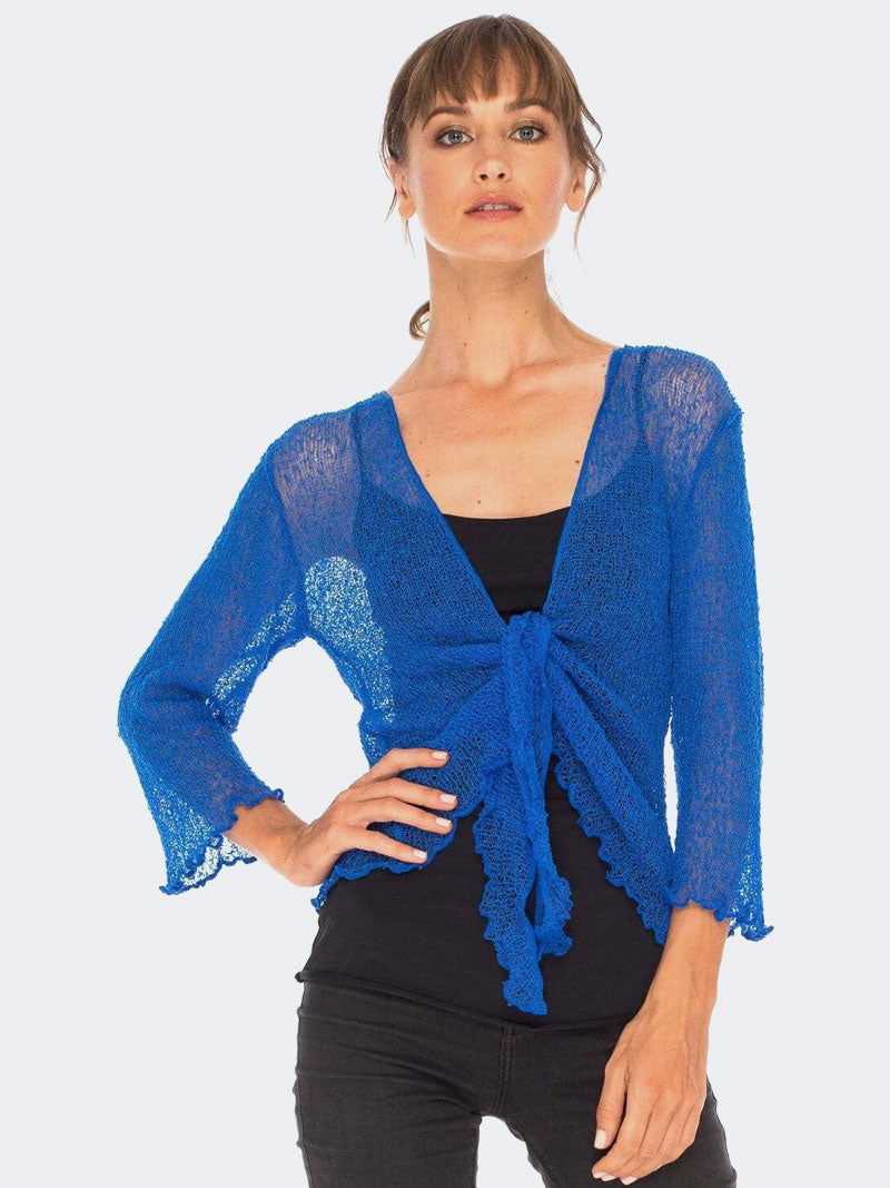 Cobalt blue bolero shrug outlet
